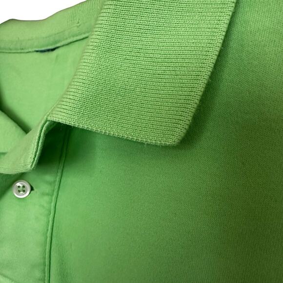Key Lime Green Y2K Polo Ralph Lauren Kanye Size XL XXL 90s Big Tall 100% cotton - Picture 13 of 14